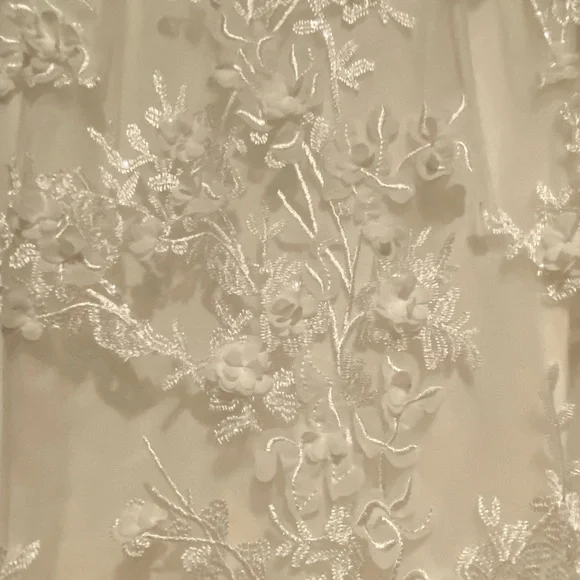 Wedding Dress and Attachable Skirt